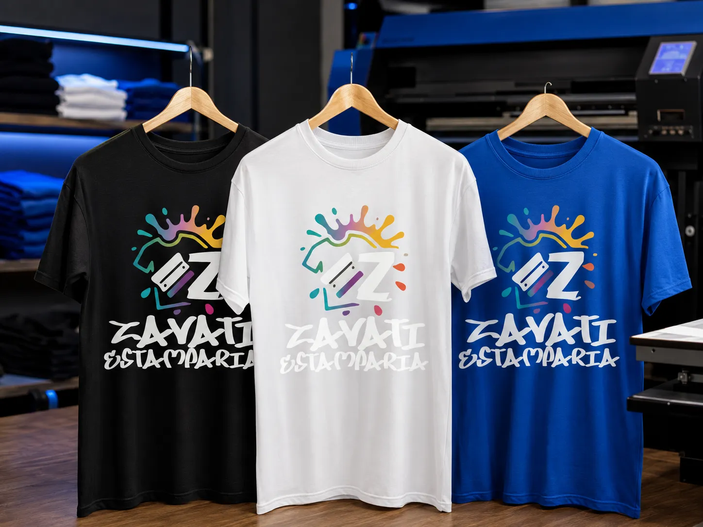 Camisetas personalizadas com impressão DTF