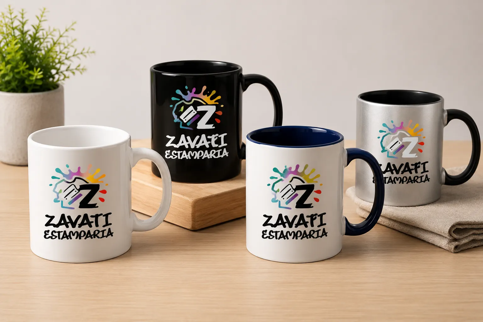 Canecas e xícaras personalizadas